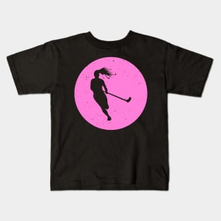 floorball player Kids T-Shirt